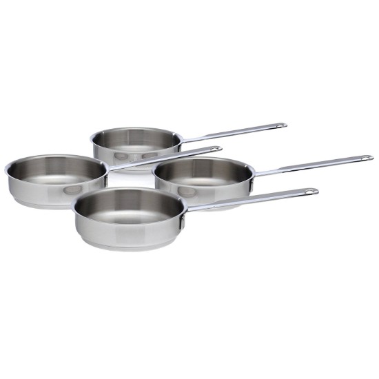 Set 4 mini-tigai, 3-ply, inox, "Resto" - Demeyere