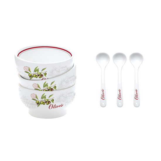 Set servire aperitive 6 piese "Olives" - Nuova R2S