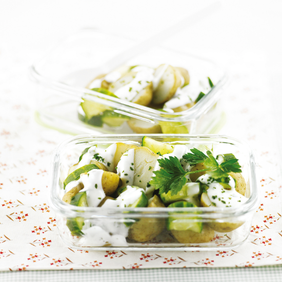 Caserola dreptunghiulara, sticla, 400ml, "Air-Type"  - Glasslock