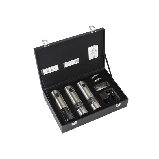 Set 2 rasnite electrice/tirbuson electric "Elis", 20 cm, Stainless Steel - Peugeot