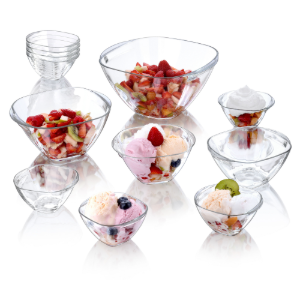 Bol, sticla, 14x14cm/640ml, "Magic" - Borgonovo