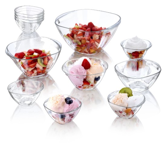 Bol, sticla, 18x18cm/1,42L, "Magic" - Borgonovo