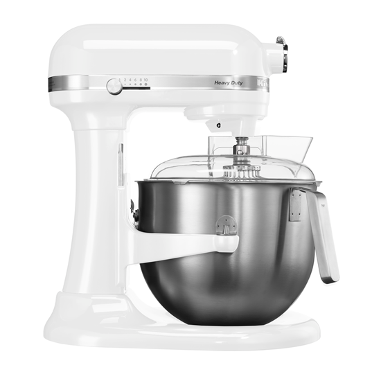 Mixer cu bol 6.9L, Professional Heavy Duty, White - KitchenAid