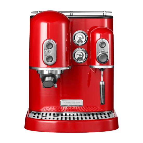 Espressor electric Artisan, Empire Red, 1300 W - KitchenAid