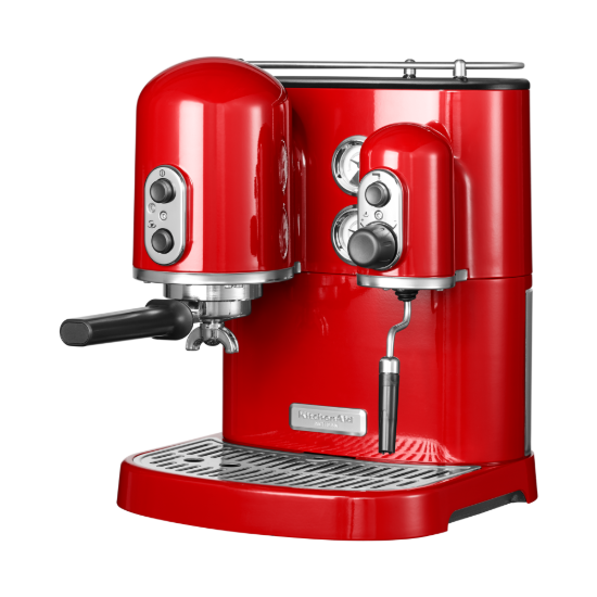 Espressor electric Artisan, Empire Red, 1300 W - KitchenAid