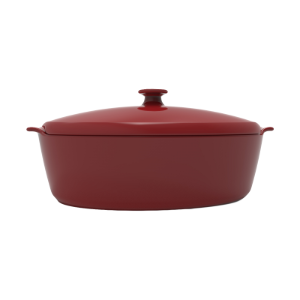 Vas oval cu capac 41,5 x 24 cm/5,8 l, Burgundy - Emile Henry