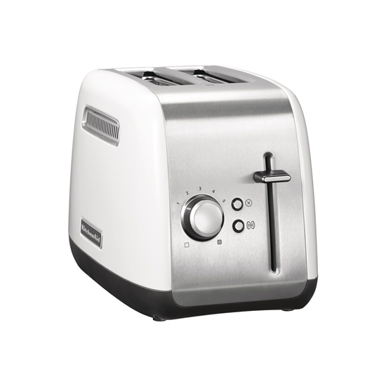 Prajitor de paine 2 sloturi si 5 grade de rumenire 1100W, White - KitchenAid