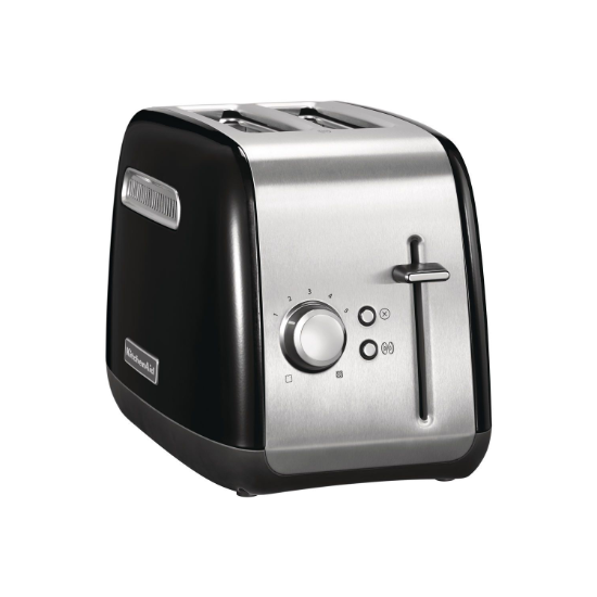 Prajitor de paine 2 sloturi si 5 grade de rumenire 1100W, Onyx Black - KitchenAid