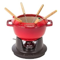 Set fondue, fonta, 20cm, Cherry - Staub