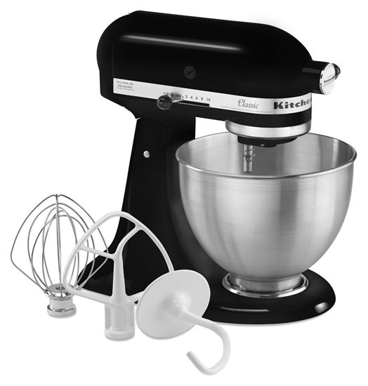 Mixer cu bol 4.3L, Classic, Onyx Black  - KitchenAid