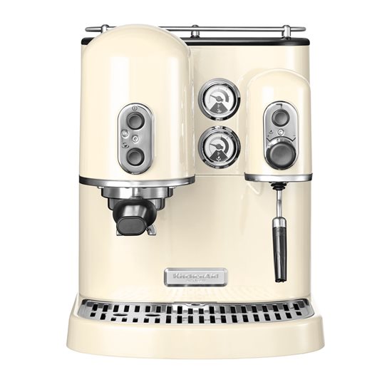 Espressor electric Artisan, Almond Cream, 1300W - KitchenAid