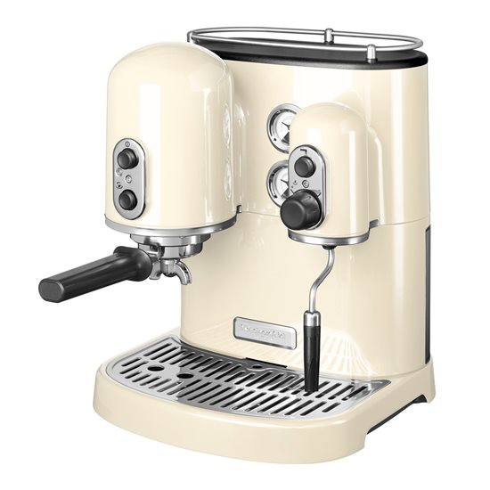 Espressor electric Artisan, Almond Cream, 1300W - KitchenAid