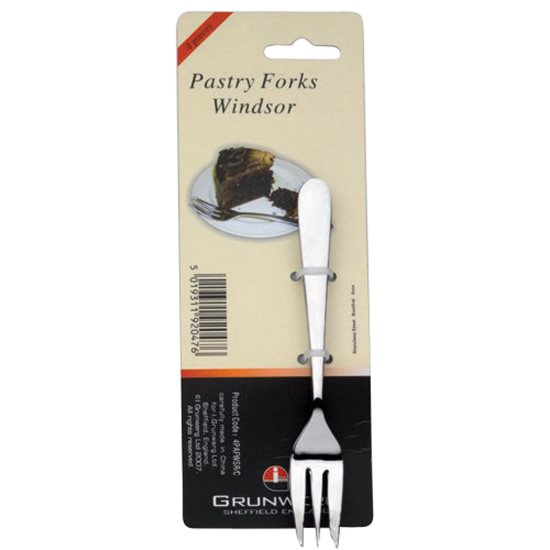 Set 4 furculite desert, inox "Windsor" - Grunwerg