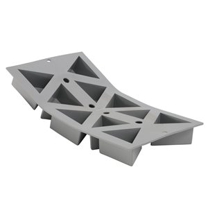 Forma din silicon pentru 10 prajituri triunghiulare, 30x 17,6 cm - de Buyer