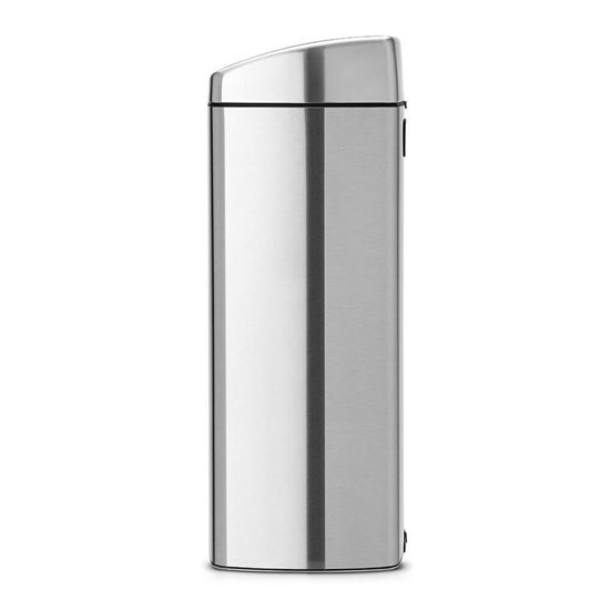 Cos de gunoi dreptunghiular "Touch Bin , 25 L, Matt Steel - Brabantia