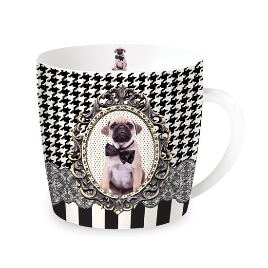 Cana "Pug" din portelan 350ml - Nuova R2S