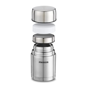 Termos pentru supa, inox, 700 ml, "Pioneer", Argintiu - Grunwerg