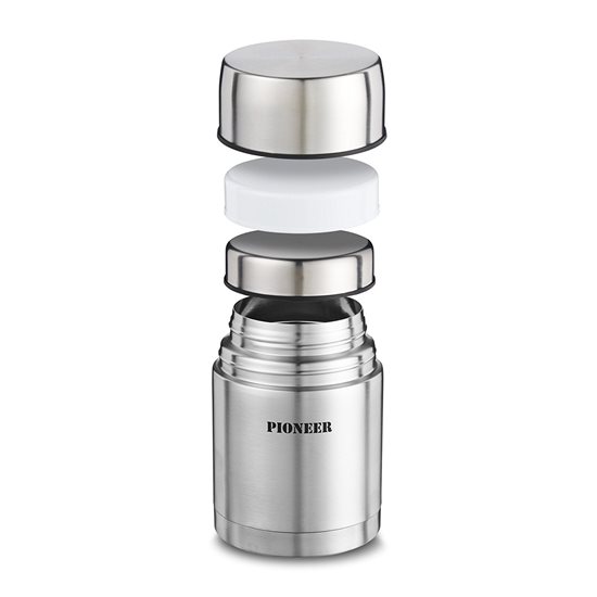 Termos pentru supa, inox, 700 ml, "Pioneer", Argintiu - Grunwerg