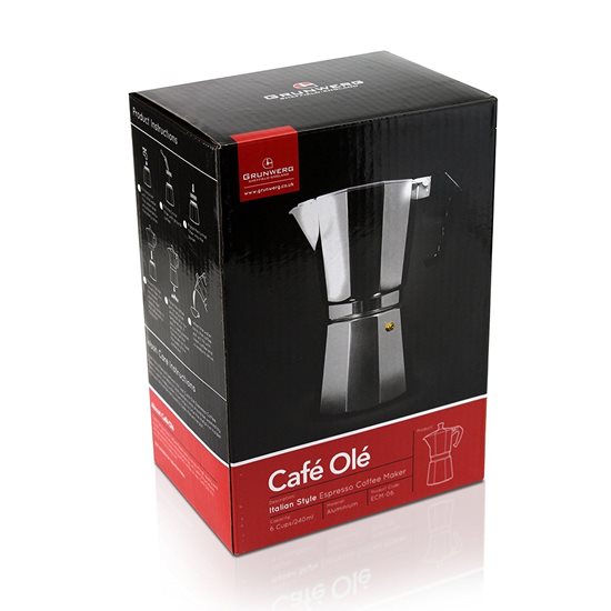 Espressor aluminiu, 240 ml, "Café Olé Classic" - Grunwerg