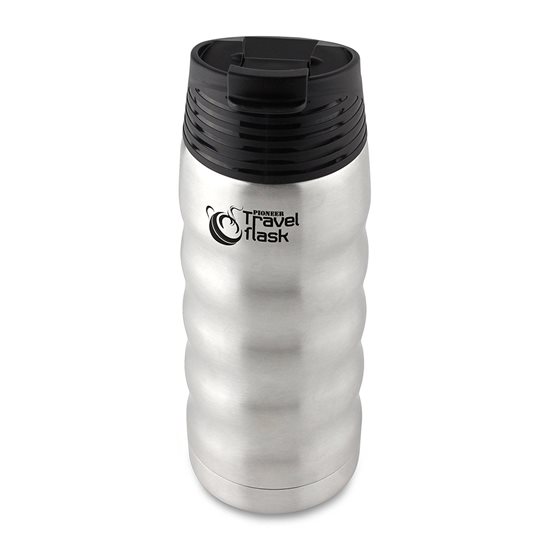 Termos inox, 480 ml, "Pioneer", Argintiu - Grunwerg