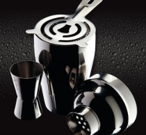 Set 3 piese preparare cocktail, inox - Kitchen Craft