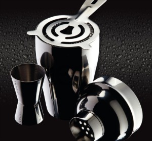 Set 3 piese preparare cocktail, inox - Kitchen Craft