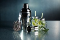 Set 3 piese preparare cocktail, inox - Kitchen Craft