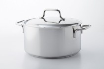 Cratita inox, cu capac, 22cm/4L, "Apollo" - Demeyere