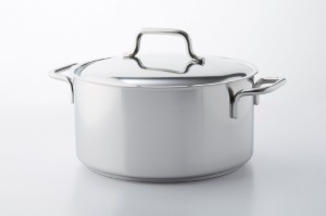 Cratita inox, cu capac, 22cm/4L, "Apollo" - Demeyere