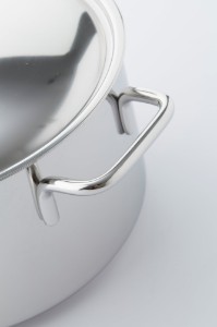 Cratita inox, cu capac, 24cm/5,2L, "Apollo" - Demeyere