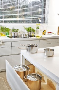 Cratita inox, cu capac, 24cm/5,2L, "Apollo" - Demeyere