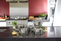 Cratita inox, cu capac, 22cm/4L, "Apollo" - Demeyere