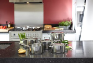 Cratita inox, cu capac, 24cm/5,2L, "Apollo" - Demeyere