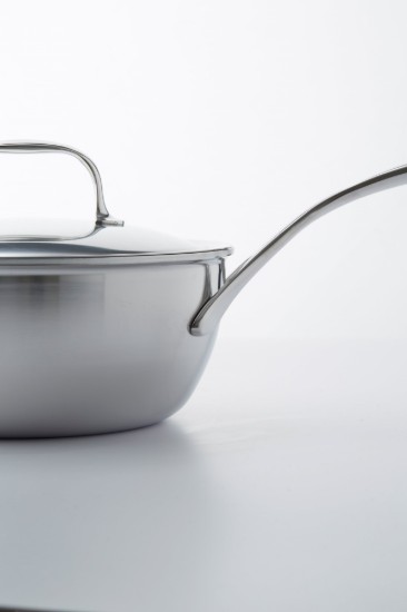 Tigaie conica saute, 7-Ply, inox, 24 cm/3,3L, "Atlantis" - Demeyere