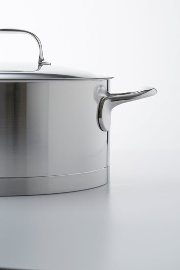 Cratita inox, cu capac, 20cm/3L, "Atlantis" - Demeyere