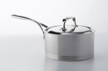 Cratita inox, cu capac, 18cm/2,2L, "Atlantis" - Demeyere