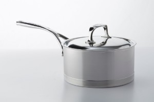 Cratita inox, cu capac, 18cm/2,2L, "Atlantis" - Demeyere