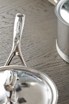 Cratita inox, cu capac, 18cm/2,2L, "Atlantis" - Demeyere