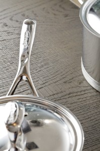 Cratita inox, cu capac, 18cm/2,2L, "Atlantis" - Demeyere
