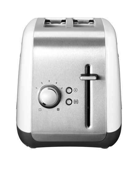 Prajitor de paine 2 sloturi si 5 grade de rumenire 1100W, White - KitchenAid