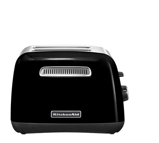 Prajitor de paine 2 sloturi si 5 grade de rumenire 1100W, Onyx Black - KitchenAid