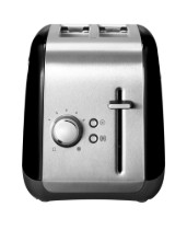 Prajitor de paine 2 sloturi si 5 grade de rumenire 1100W, Onyx Black - KitchenAid