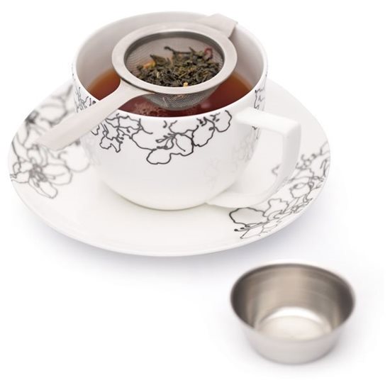 Strecuratoare cu suport LE’XPRESS pentru ceai din inox - Kitchen Craft