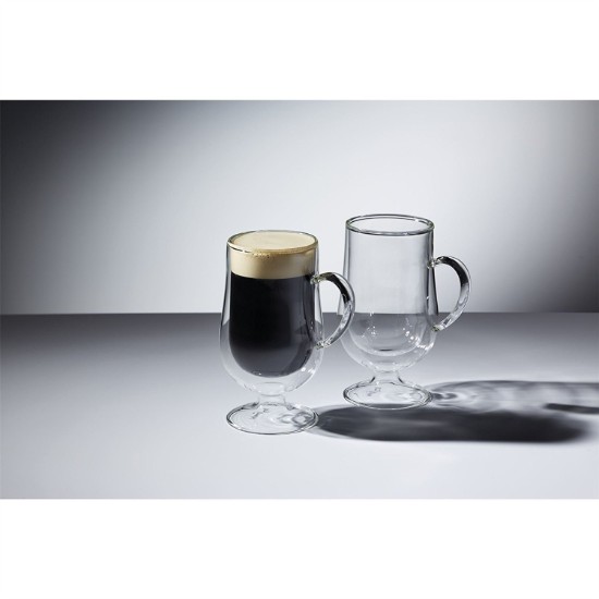 Set 2 cani Irish Coffee, cu perete dublu, 275ml, LE’XPRESS - Kitchen Craft