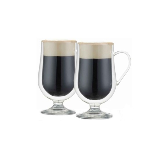 Set 2 cani Irish Coffee, cu perete dublu, 275ml, LE’XPRESS - Kitchen Craft