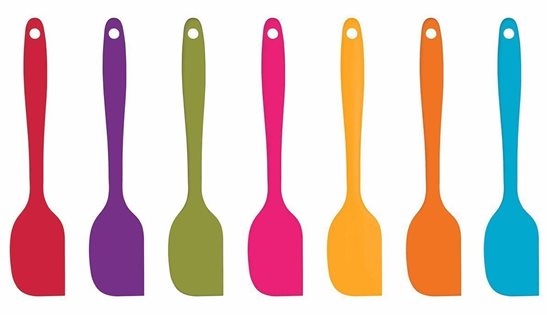 Spatula 20 cm silicon, albastru  - Kitchen Craft