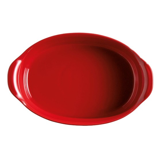 Tava ovala, ceramica, 27,5 x 17,5 cm/1,3L, Burgundy - Emile Henry