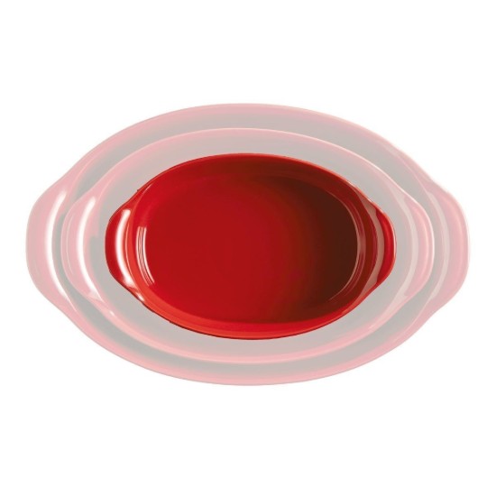 Tava ovala, ceramica, 27,5 x 17,5 cm/1,3L, Burgundy - Emile Henry