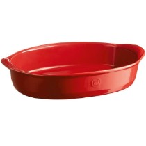 Tava ovala, ceramica, 41,5 x 26,5 cm/3,8L, Burgundy - Emile Henry
