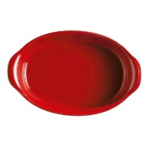Tava ovala, ceramica, 41,5 x 26,5 cm/3,8L, Burgundy - Emile Henry